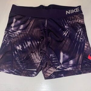Purple Nike Pro Shorts